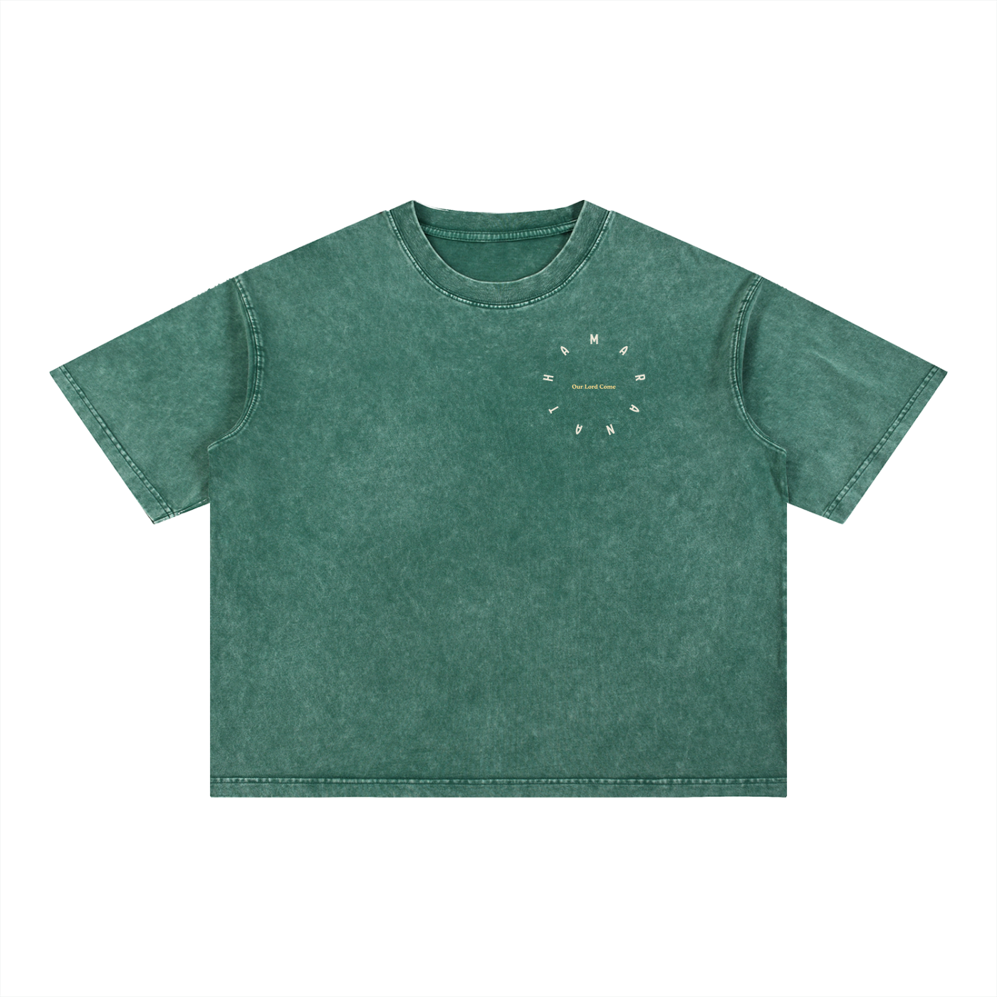 Mineral Wash Boxy Cotton T-Shirt