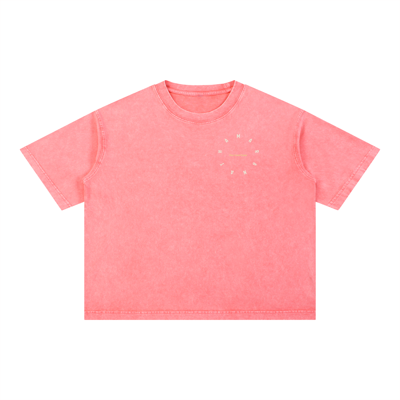 Mineral Wash Boxy Cotton T-Shirt