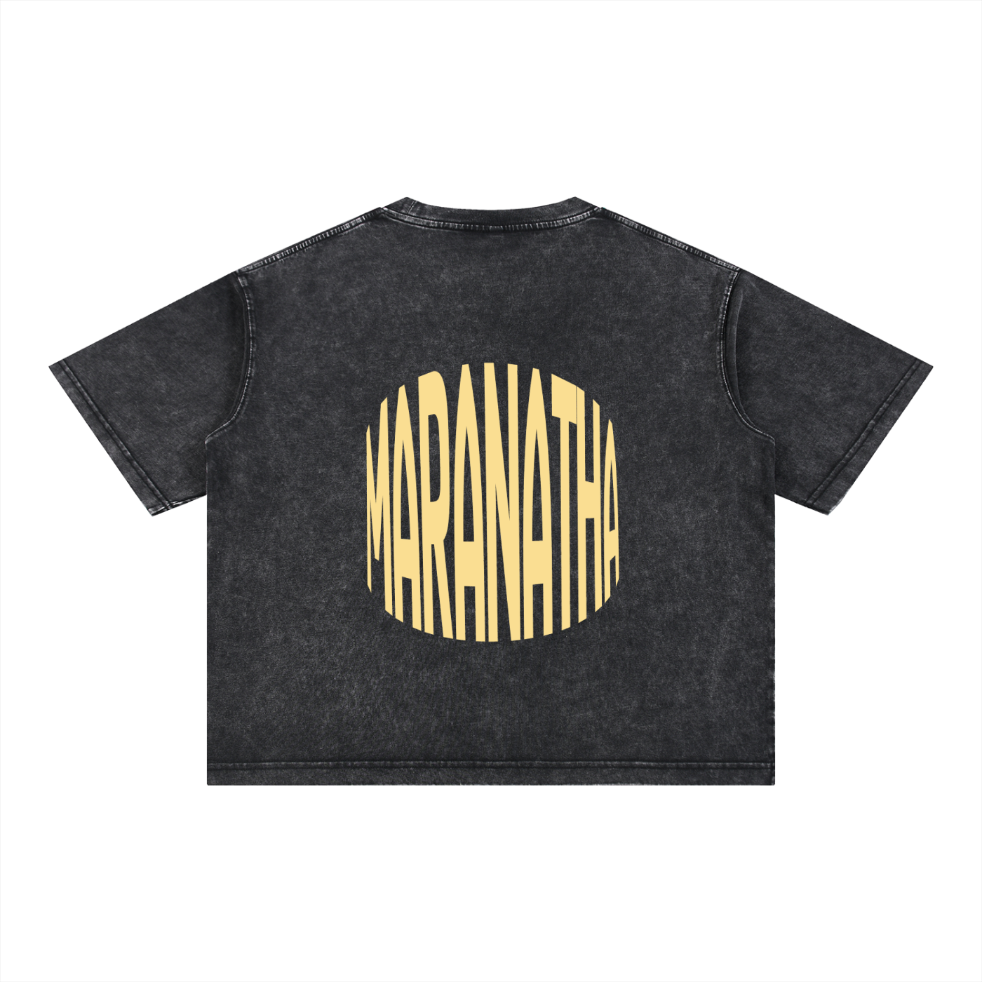 Mineral Wash Boxy Cotton T-Shirt